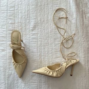 Zara Strappy Pointy Heels